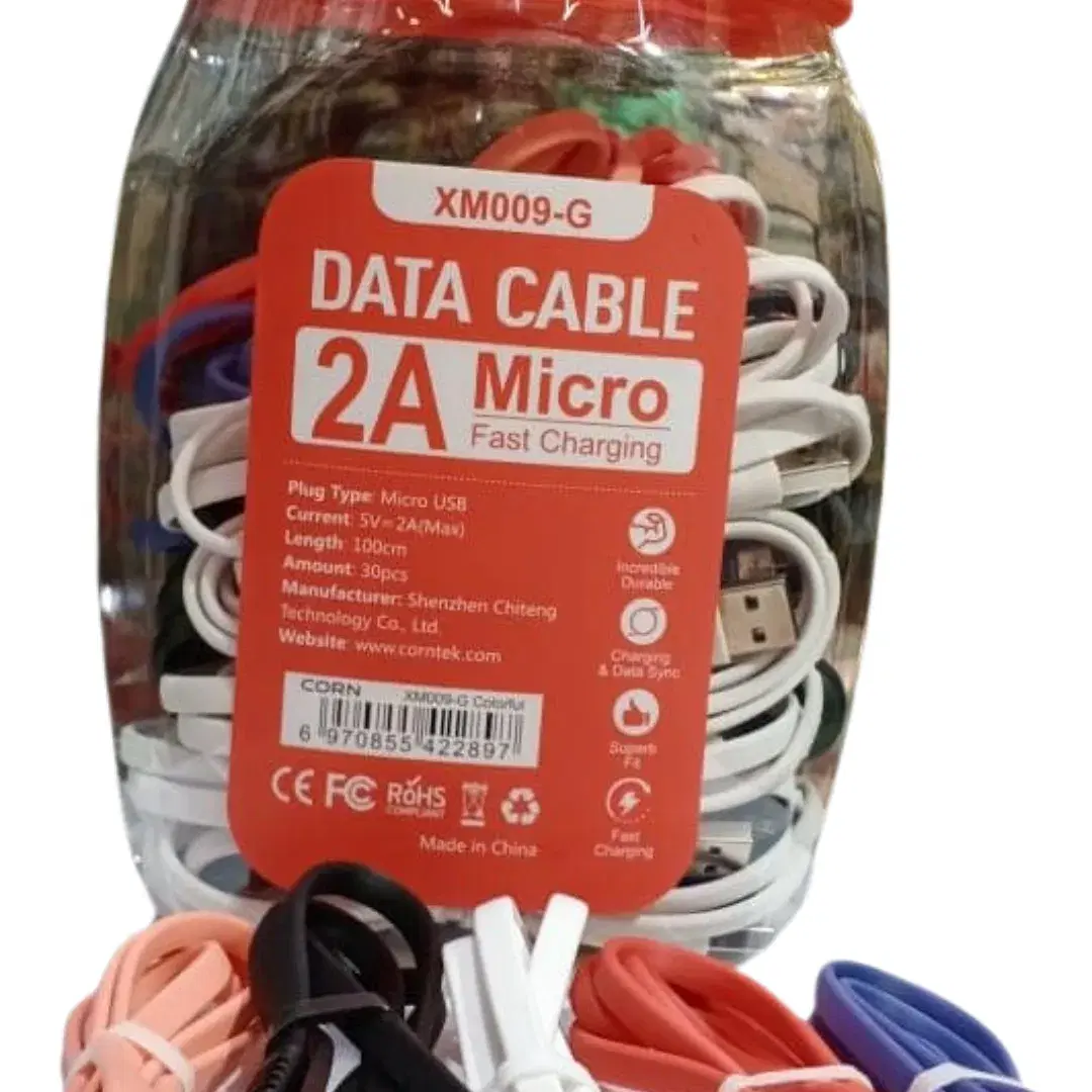CORN Data Cable Box l Type-Micro l XM008-G l Set of 40 Pcs